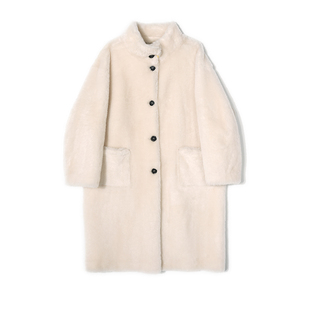 皮毛一体外套 小软羊两面穿女款 52019 邢康莉甄选