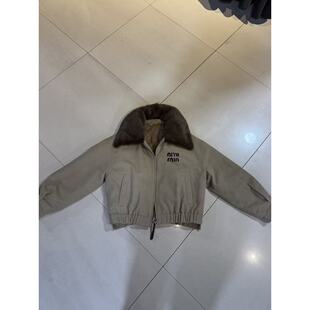 【辰大嗓严选】 短款拉链款大毛领羽绒服外套 258017