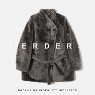 皮毛一体外套 立领款 ‘高奢拉贡系列’ 52261 邢康莉甄选