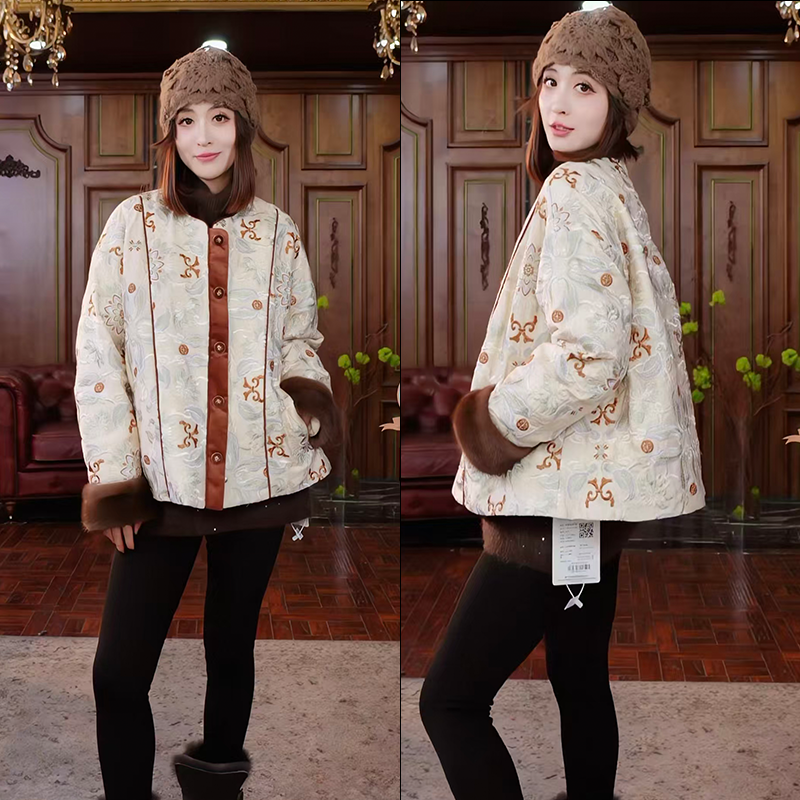 【辰大嗓严选】 短款质感水貂袖女款羽绒服外套 259033,女装/女士精品,羽绒服,淘宝优惠券,粉丝福利购,淘宝优惠卷