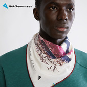 Klattermusen攀山鼠艺术家联名印花方巾美丽诺羊毛 10274