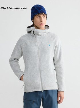 Klattermusen攀山鼠巴德尔户外羊毛抓绒衣男款保暖运动外套10516