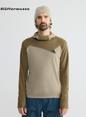 Klattermusen攀山鼠户外长袖套头帽衫男Huge胡戈轻量快干20643M