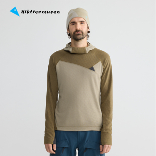 套頭帽衫 Klattermusen攀山鼠戶外長袖 男Huge胡戈輕量快干20643M