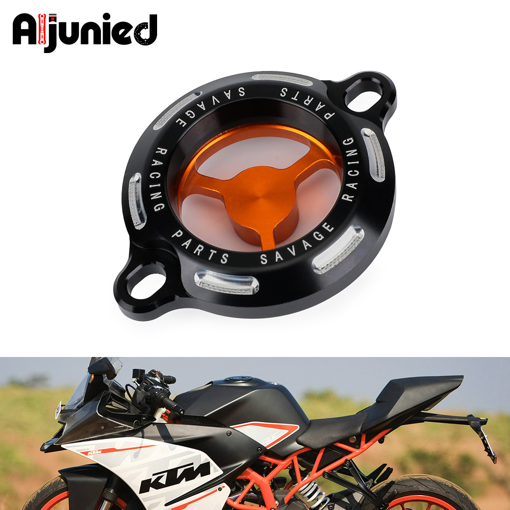 适用KTM DUKE 690 990改装机油滤芯盖滤芯过滤器机油滤芯罩配件