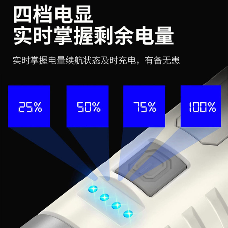 新款侧灯XPE手电筒强光多