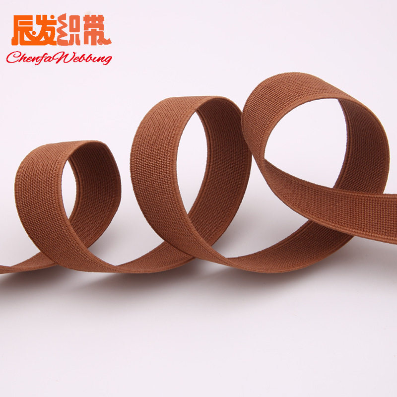 加厚松紧带彩色现货平纹
