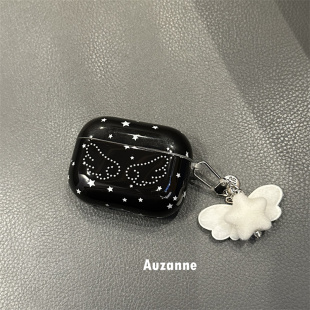 小众古早星星天使翅膀适用于airpods2代蓝牙保护套3代pro苹果4代耳机壳