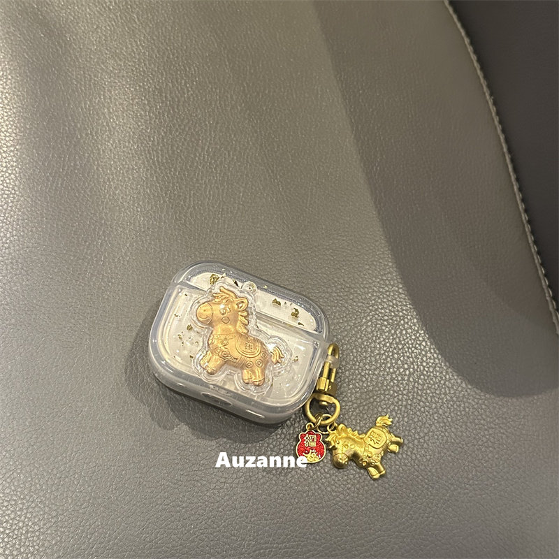 新年款可爱立体小马适用于airpodspro1代2代3代4代蓝牙耳机壳保护套,3C数码配件,耳机保护套,淘宝优惠券,粉丝福利购,淘宝优惠卷