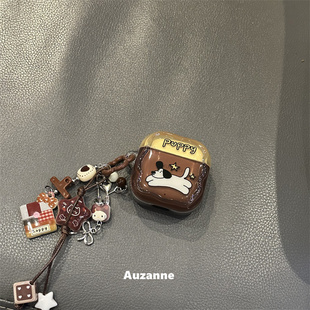 秋冬半透可爱小狗适用于Freebuds5i保护套FreeClip1代2代耳机壳