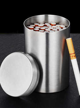 烟罐304不锈钢金属烟盒大容量