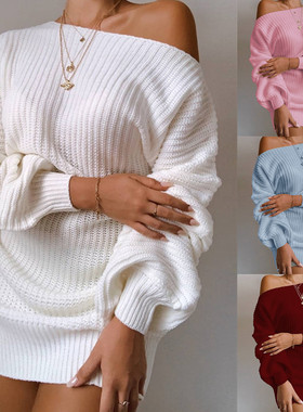 clothes women dress winter knit dresses ladies sweater