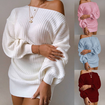 clothes women dress winter knit dresses ladies sweater