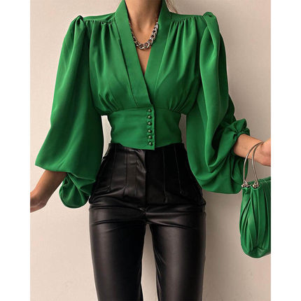 Shirts Spring Autumn Long Sleeve Fashion Woman Blouses 2022