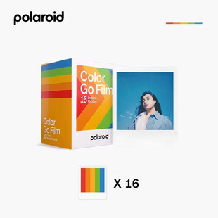 Polaroid/宝丽来Go系列拍立得相纸白框黑框粉蓝框紫色框专用胶片