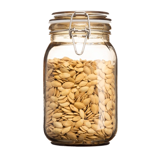 避光喜碧玻璃密封罐子贝吉密封瓶奶粉罐茶叶罐家用带盖彩色储物罐