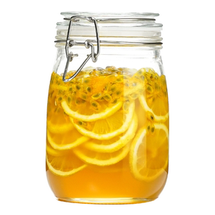 喜碧柠檬蜂蜜密封罐子家用食品级带盖腌制糖罐头分装瓶玻璃空瓶子