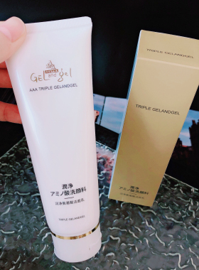 平价又好用！洗出好皮肤~triple gelandgel润净氨基酸洁面乳123g