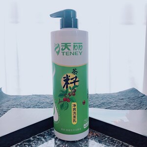 让你净爽每一天！国货天丽茶籽净爽洗发乳深层清洁净透清爽750g
