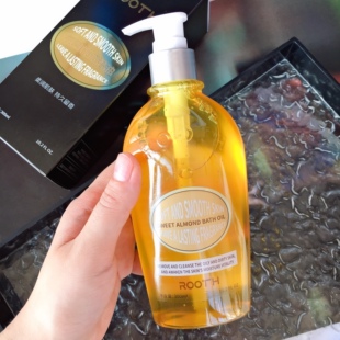 洗澡的仪式感 从头香到脚~ROOTH甜扁桃沐浴油保湿清洁留香300ml