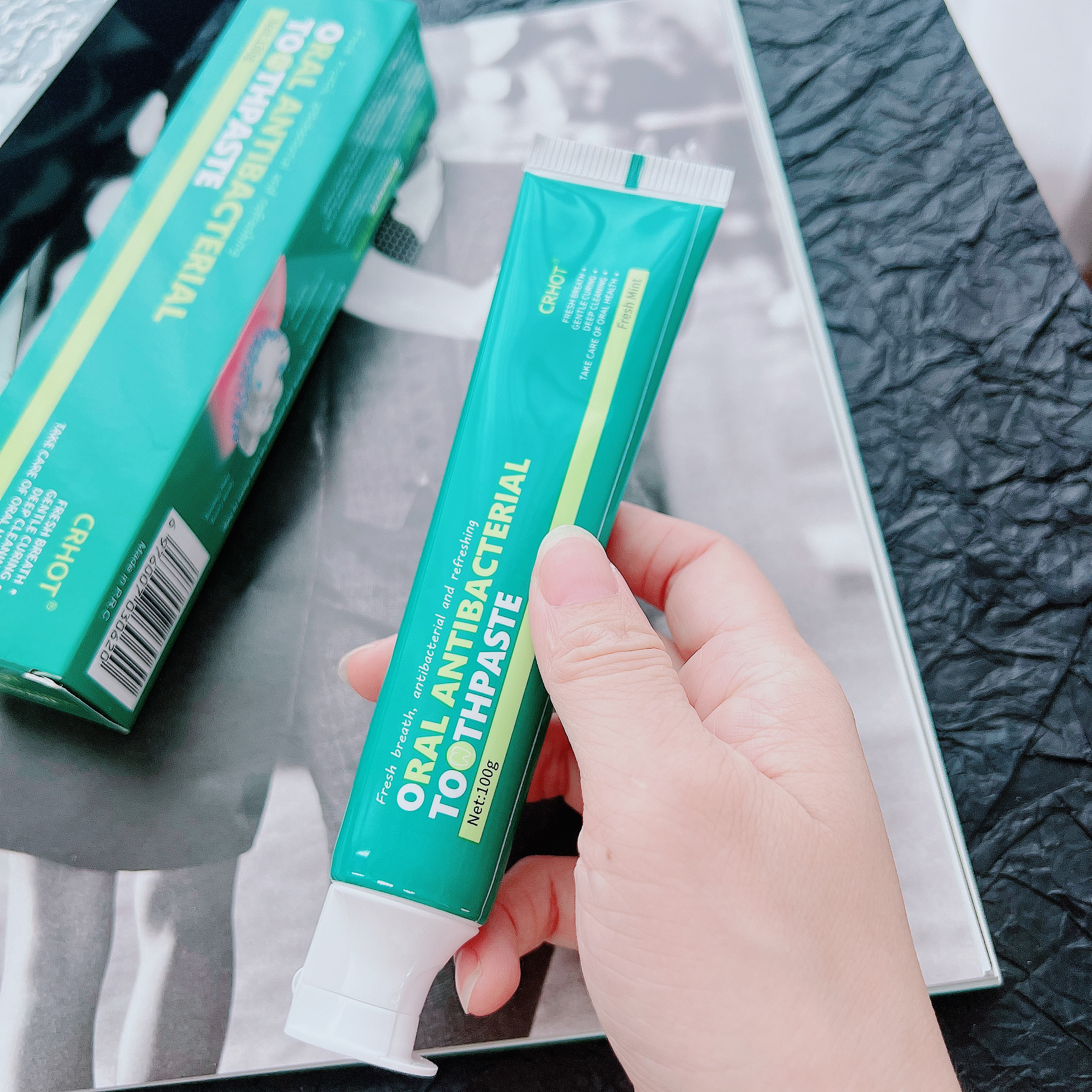 国产版 3支超划算~意大利小绿管牙膏100g小苏打牙膏