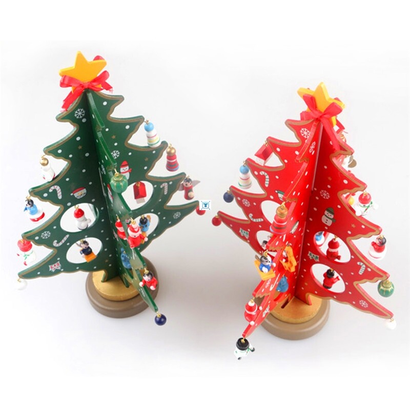 creative diy wooden christmas tree decoration xmas tree