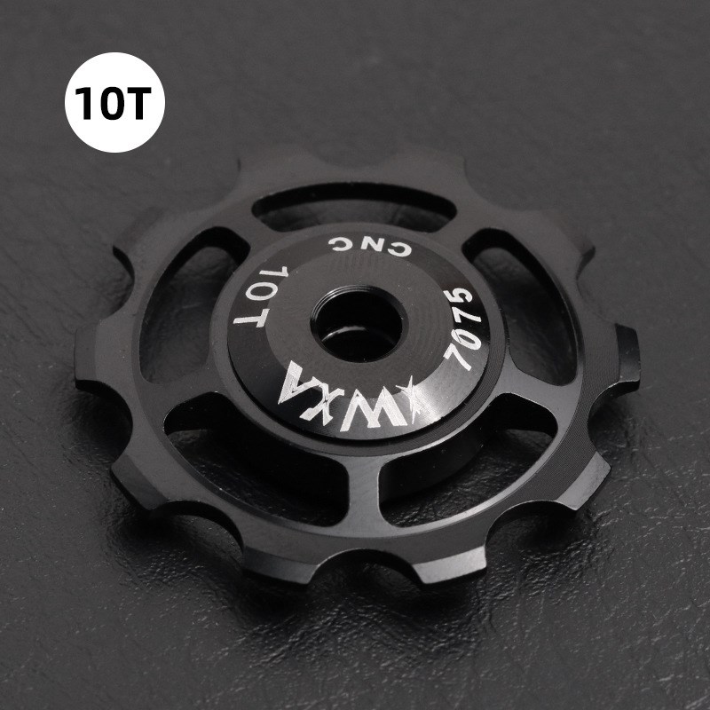 自行车轻量10Tk后拨陶瓷轴承导轮 公路山地车齿铝合金变速器张力