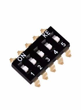 拨码开关 2.54MM p贴片DSIC02LSGET镀金1/2/3/4/5/6/7/8P位