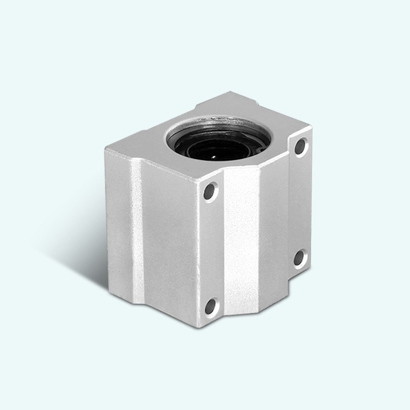 直线轴承铝滑块SCS6 8 10 12 16 20 2J5 30 35 40 铝座滑动光轴