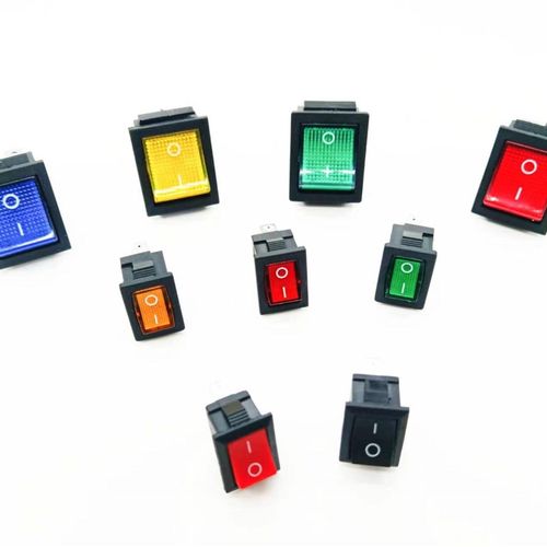 KCD1 KCD4 船型开关带灯 翘B板开关两脚两档 三脚四脚六脚两档三