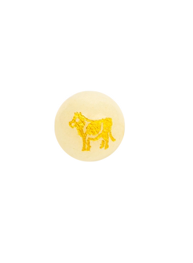 夜光石珠子天然荧光石属相烫金