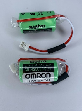 CPM2A-BAT01 CQM1H ER3V工控机床PLC设备1/2AA锂电池3.6V