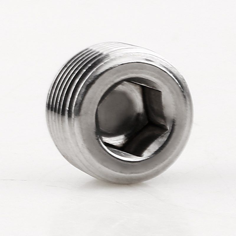 304不锈钢内六角堵头 不锈钢丝堵 不锈钢闷头1分2分3分4分6分1寸