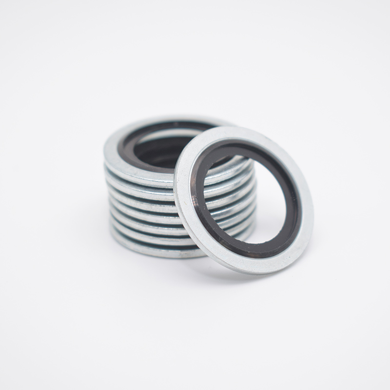 公制英制组合垫片自动定芯密封垫圈螺纹M6-M48液压V管接头复合密