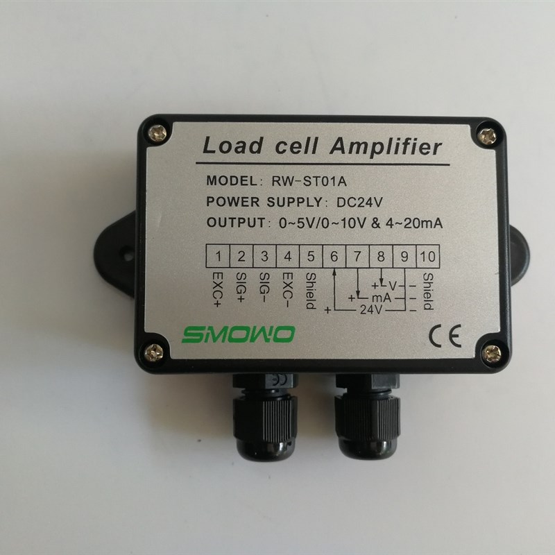 RW-ST01A称重传感器变送器PLC 0-5v0-10V4-20mA测力信号放大转换