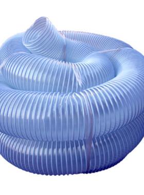 直销木工配件吸尘管钢丝管除尘器螺旋胶骨风管黑色软管内径100mmm