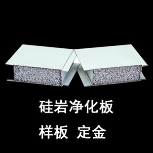机制岩棉方舱彩钢夹芯板净化防火板保温隔热板净化工程吊顶隔墙板