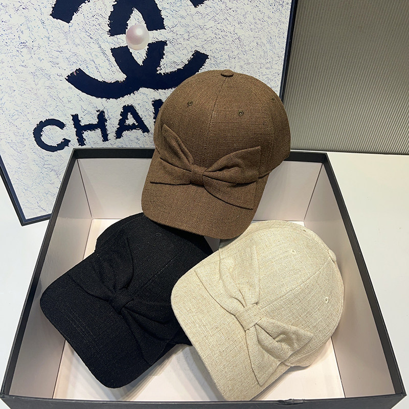 韩系秋冬新款蝴蝶结棉麻棒球帽女百搭显脸小优雅透气遮阳鸭舌帽子,服饰配件/皮带/帽子/围巾,帽子,淘宝优惠券,粉丝福利购,淘宝优惠卷