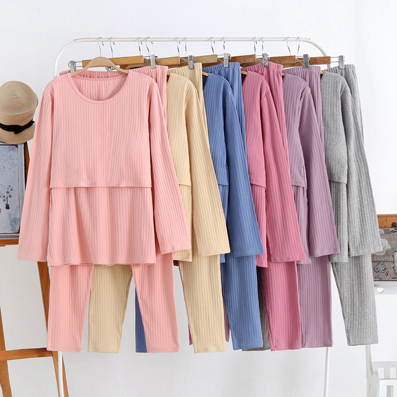 孕妇哺乳秋衣秋裤春秋产后喂奶免穿文胸月子服女睡衣打底大码家居,孕妇装/孕产妇用品/营养,套装,淘宝优惠券,粉丝福利购,淘宝优惠卷