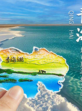 青海茶卡盐湖冰箱贴西宁甘肃兰州敦煌旅游文创纪念品旅行礼物磁贴