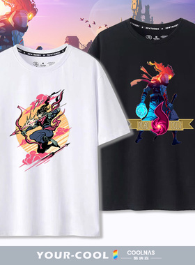 死亡重生细胞游戏Dead Cells周边短袖T恤夏季纯棉宽松半袖上衣服