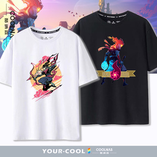 死亡重生细胞游戏Dead Cells周边短袖T恤夏季纯棉宽松半袖上衣服