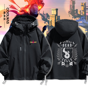 死亡重生细胞游戏周边冲锋衣夹克外套青少年男女春秋套装连帽衣服