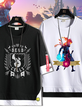 死亡重生细胞游戏Dead Cells周边短袖T恤夏季学生纯棉宽松衣服潮