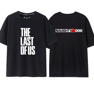 the last of us 游戏美国末日最后生还者周边短袖T恤衫男半袖纯棉