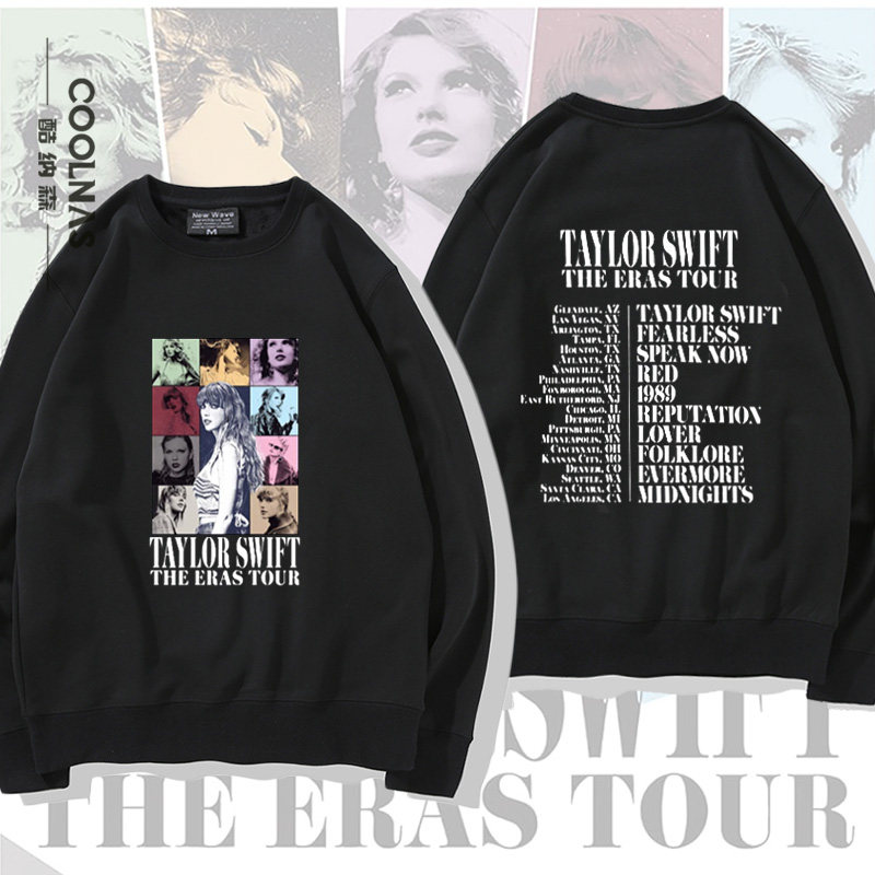 TaylorSwift巡演周边圆领卫衣