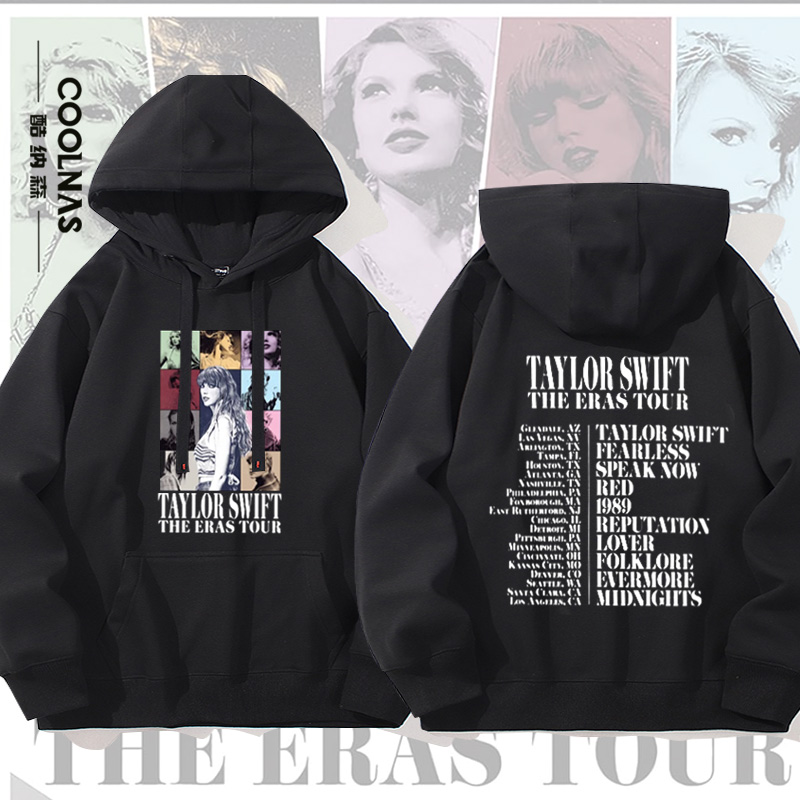 TaylorSwift巡演周边连帽卫衣