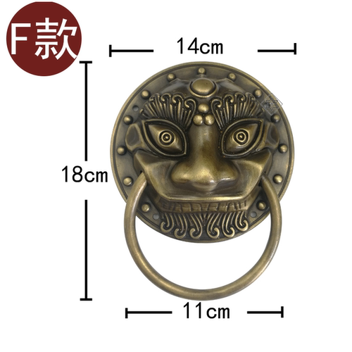 老虎头仿古别墅门拉手