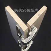 橱柜90度可转180度平开门板异形英式 角家具铰链液压特殊缓冲合页