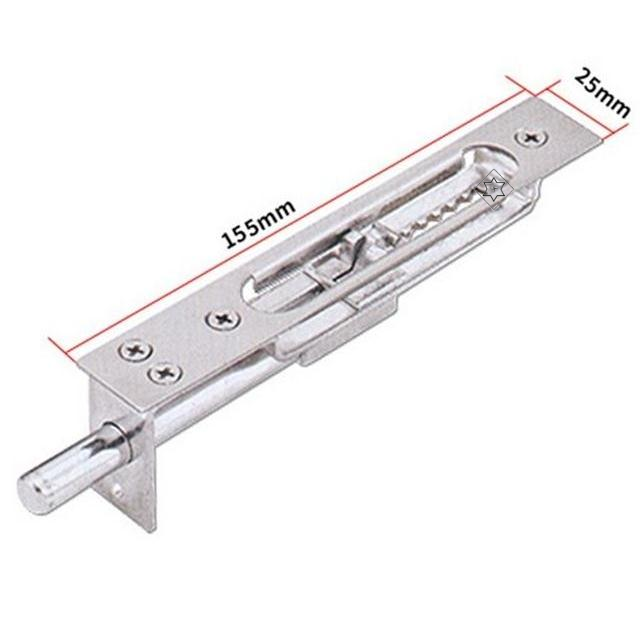 冲钻防盗门防火门配件五金双开门子母门带齿插销不锈钢门栓暗插销